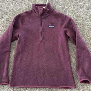 Patagonia Better Sweater Maroon Plum Size Medium